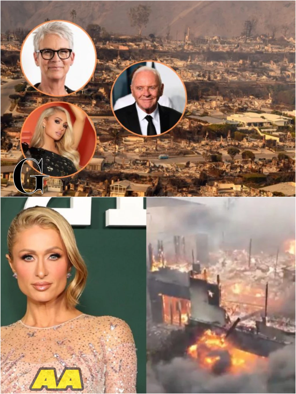 😭Los barrios exclusivos de Los Ángeles están envueltos en llamas.🤯 ...