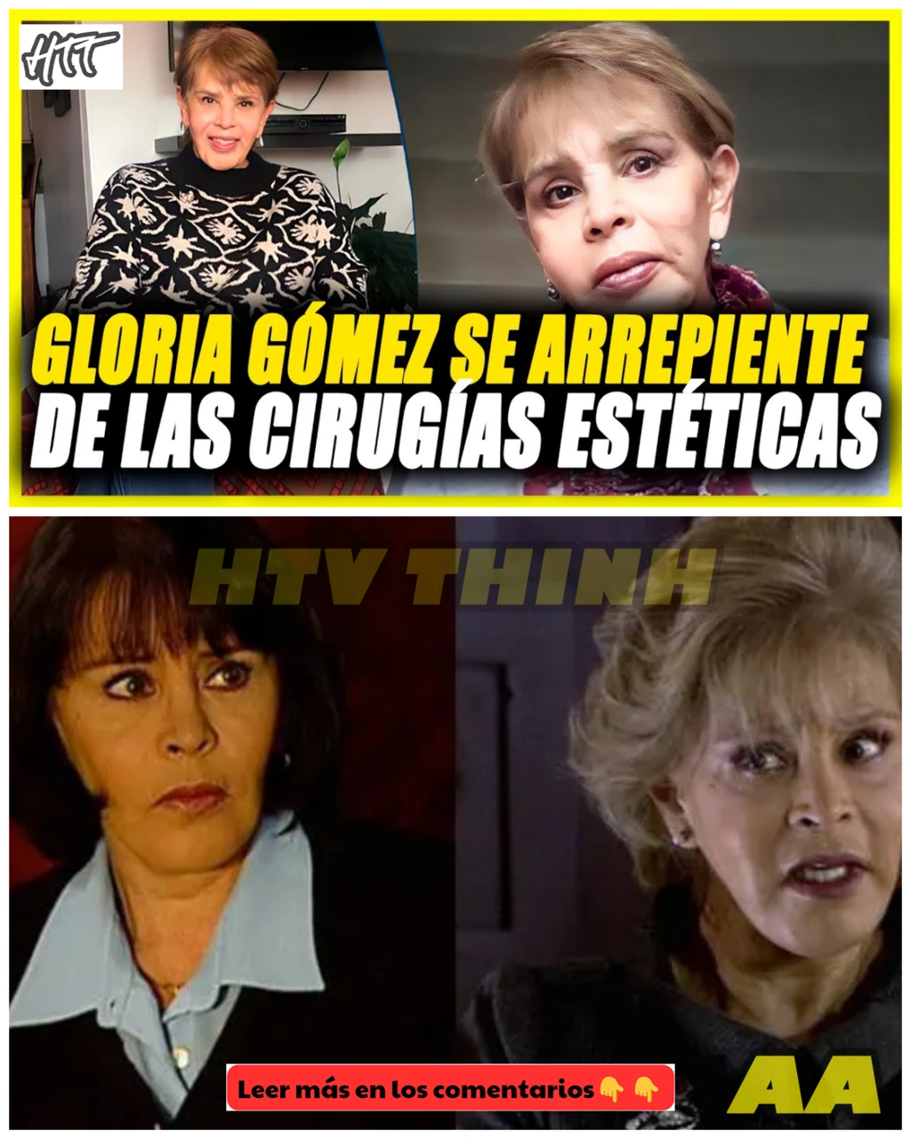 GLORIA GÓMEZ SE ARREPIENTE DE REALIZARSE - HTT - News