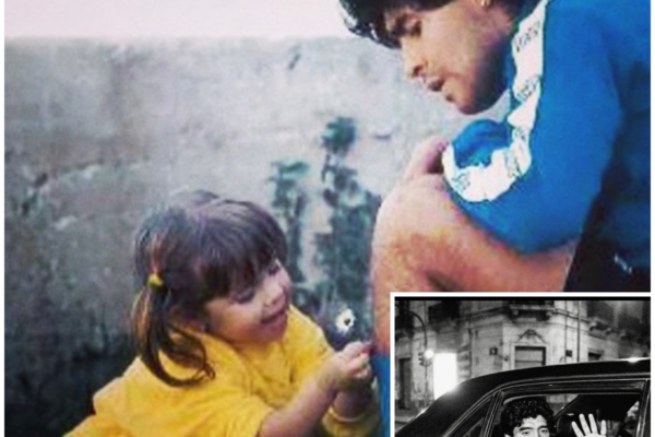 Maradona vio a un niño vendiendo pañuelos y dijo “Pará el auto&#...