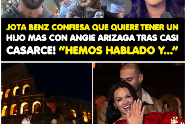 Jota Benz confiesa su deseo de ampliar la familia con Angie Arizaga en...