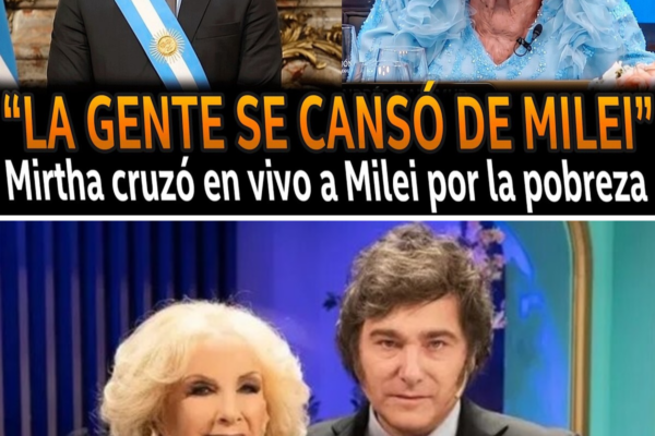 ¡MIRTHA DIJO BASTA EN VIVO! MIRÓ A MILEI DE FRENTE Y DEJÓ UNA FRASE QU...