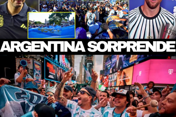 IMPRESIONANTE BANDERAZO ARGENTINO