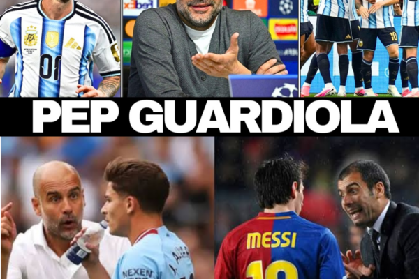 PEP GUARDIOLA MANIFIESTA SU ADMIRACIÓN