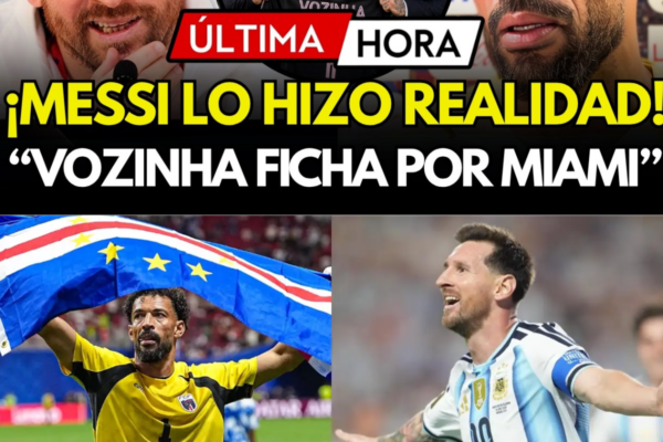 MESSI CUMPLE EL SUEÑO DE VOZINHA