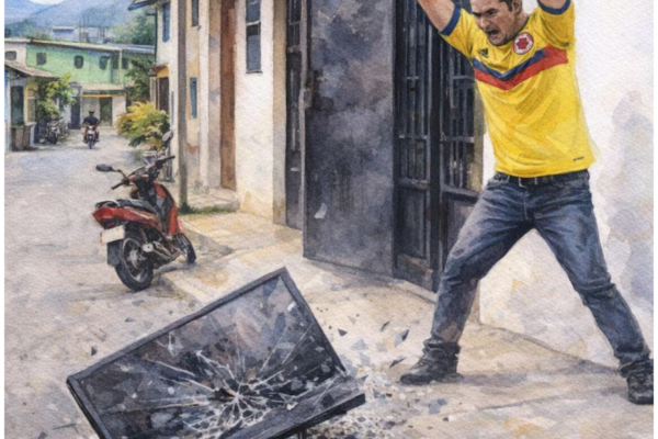 La locura del ‘guayabo’ mundialista: un hincha colombiano ...