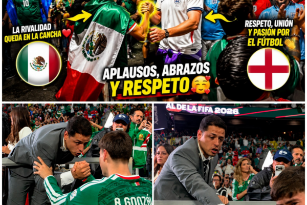 El Gesto Emotivo de los Mexicanos hacia Inglaterra tras la Eliminación...
