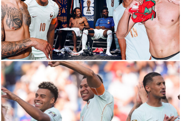 Euforia y concentración en el vestuario de los ‘Bleus’: Fr...
