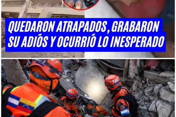 El milagro de Francisco y Diomaris: 22 horas sepultados bajo los escom...