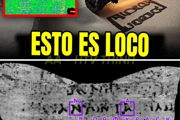 ¡IMPACTANTE! Las radiografías del pergamino carbonizado de Herculano r...