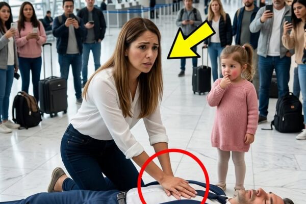 Millonario se descompuso en el aeropuerto y nadie ayudó… una madre sol...