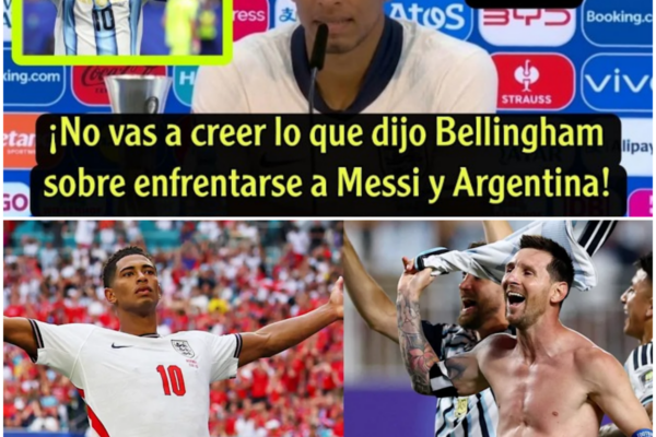 ¿Qué dijo Bellingham sobre Messi antes de la semifinal del Mundial ent...