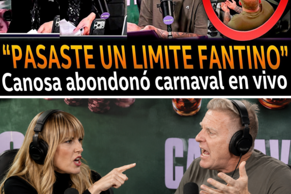 ¡CANOSA EXPLOTÓ EN VIVO Y ABANDONÓ CARNAVAL TRAS UN DURÍSIMO CRUCE CON...