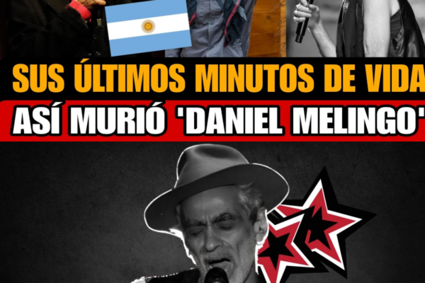 Asi MURIO Daniel Melingo CANTANTE Argentino
