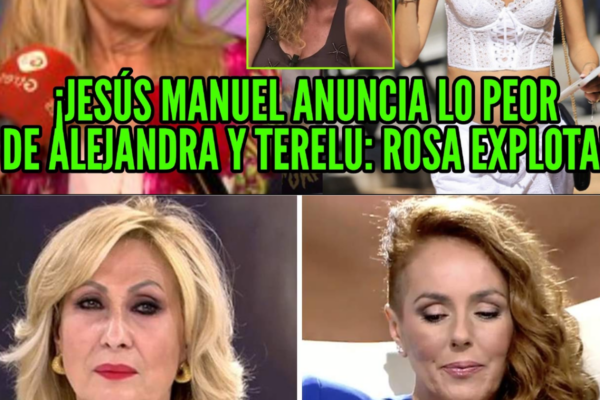Y ROSA BENITO EXPLOTA CON ROCIO CARRASCO