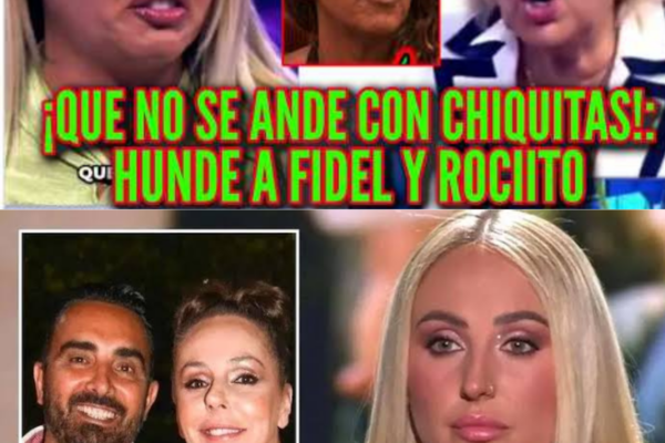 DE ROCÍO CARRASCO Y FIDEL ALBIAC ANTE TERELU CAMPOS EN DE VIERNES