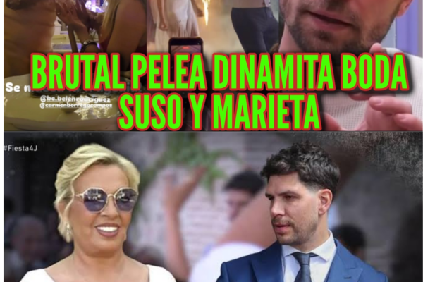 EN LA BODA DE SUSO Y MARIETA CON CARMEN