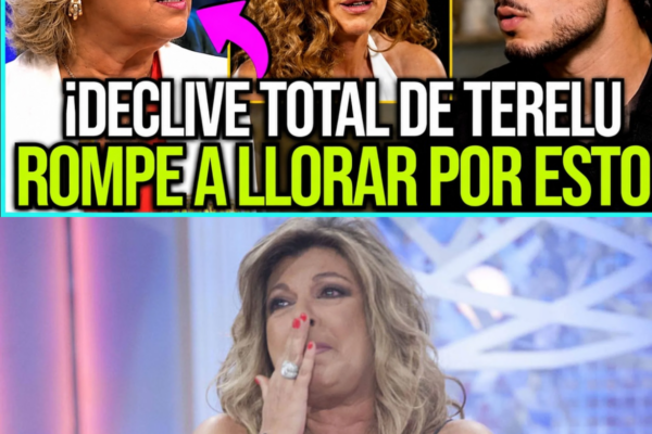 TERELU CAMPOS ROMPE A LLORAR EN TELECINCO TRAS CARLO COSTANZIA Y ROCÍO...