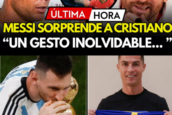 EL SORPRENDENTE GESTO DE MESSI A CRISTIANO QUE NADIE VIÓ TRAS CAER EL...