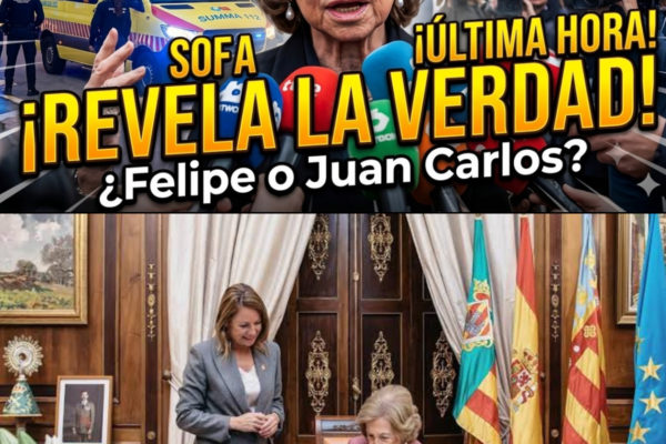 LA REINA SOFÍA PARALIZA CASTELLON con ANUNCIO POR SUPUESTA HOSPITALIZ...