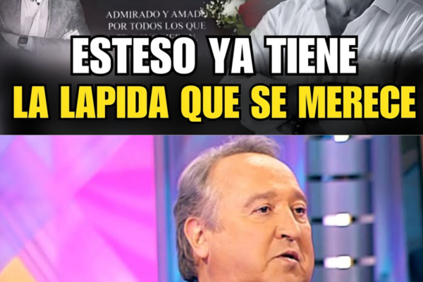 Fernando Esteso ya tiene LÁPIDA con su FRASE y su HIJO DESMONTA el BUL...
