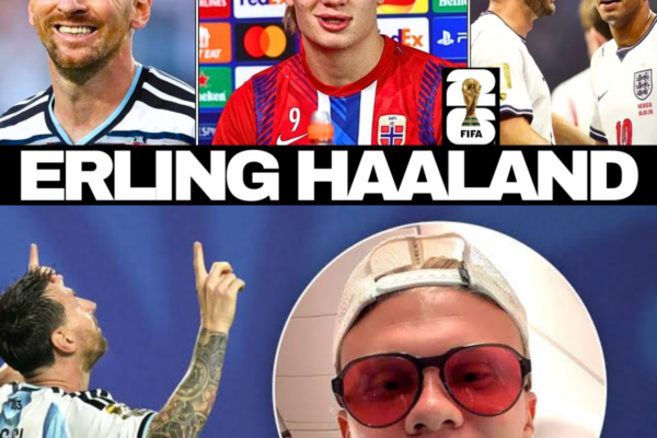 HAALAND SORPRENDE CON SU ADMIRACIÓN POR MESSI ANTES