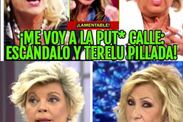 TERELU CAMPOS PILLADA Y ROSA BENITO AMENAZA A SANTI ACOSTA ANTE ÁNGELA...