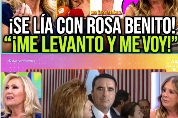 SE LÍA CON ROSA BENITO TRAS ROCÍO CARRASCO Y GRAVE REVELACIÓN DE ÁNGEL...