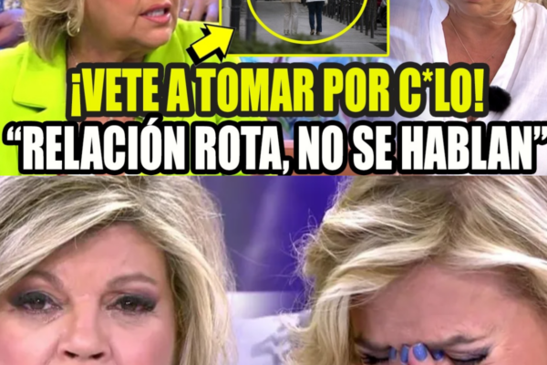 RELACIÓN ROTA TERELU CAMPOS CARMEN BORREGO Y NO SE HABLAN POR GRAVE DI...