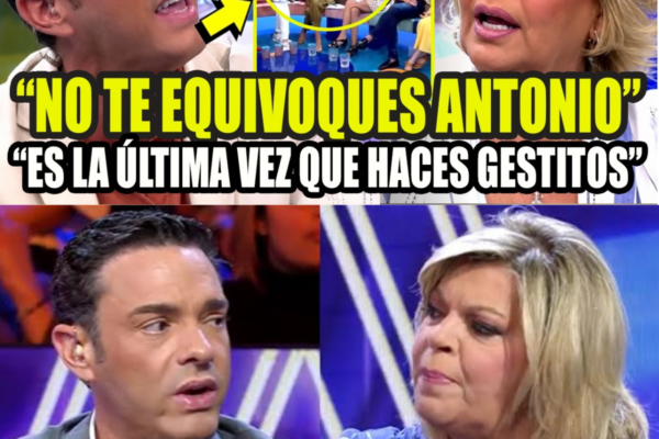TERELU CAMPOS SE ENFRENTA CARA A CARA CON ANTONIO ROSSI EN DIRECTO