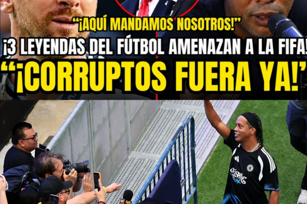 RONALDINHO Y 2 LEYENDAS MÁS AMENAZAN A LA FIFA: ¡ECHAN A INFANTINO POR...