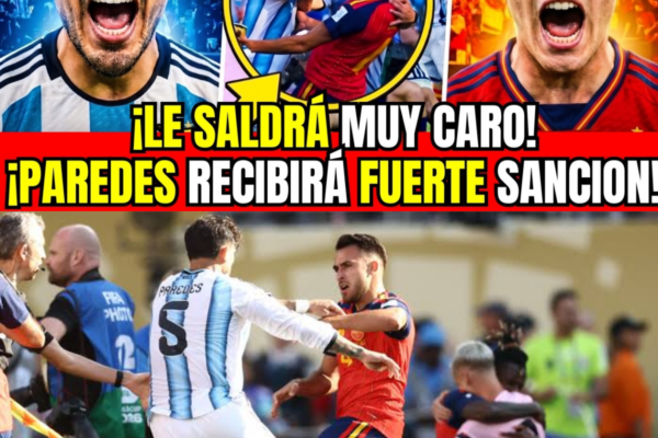 ¡URGENTE! SE REVELA gravedad de la sanción a Paredes. Estas serán las ...