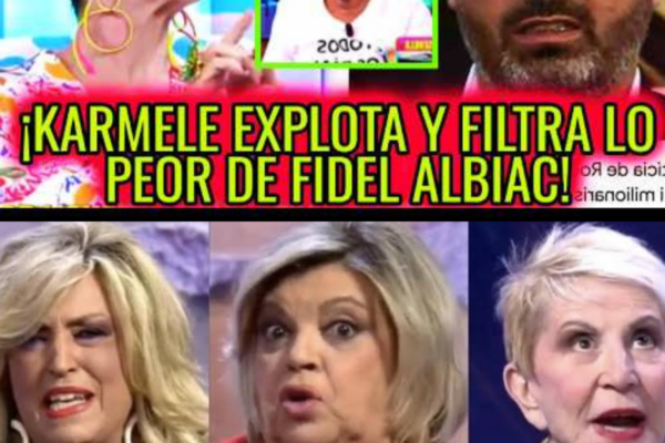 KARMELE MARCHANTE FILTRA OBSESIÓN Y TERELU CAMPOS PÁLIDA