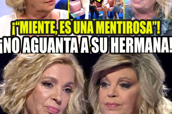 TERELU CAMPOS ARREMETE CONTRA CARMEN BORREGO EN DIRECTO