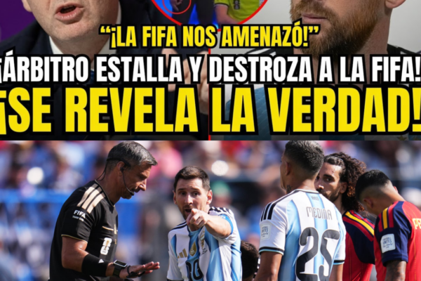 ÁRBITRO DEL MUNDIAL CONFIESA LO PEOR: ¡ASÍ LE AMENAZÓ INFANTINO