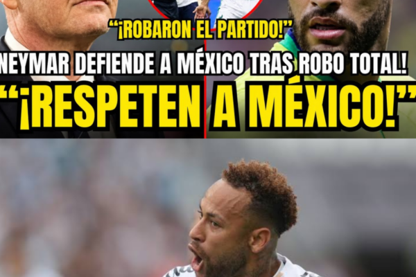 NEYMAR DEFIENDE A MÉXICO y EXPLOTA CON LA FIFA: ¡EXIGE EXPULSIÓN DE ÁR...