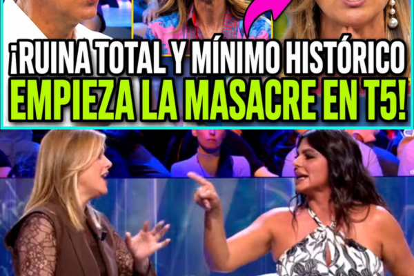 MOVIDA GORDA EN TELECINCO TRAS NUEVO MÍNIMO HISTÓRICO Y REVIENTAN A MA...
