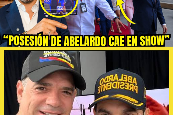 15. INCÓMODO MOMENTO DE ABELARDO EN LA POSESIÓN: SE LE OLVIDÓ EL HOMEN...