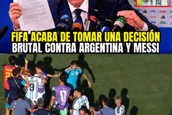 La FIFA toma la DECISIÓN MÁS BRUTAL contra los argentinos