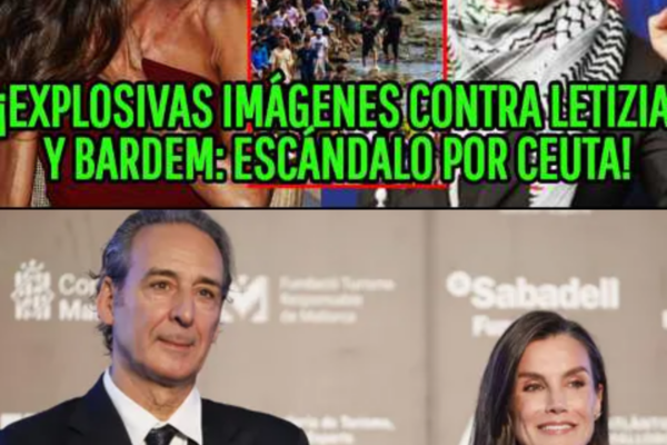 CONTRA REINA LETIZIA ORTIZ Y JAVIER BARDEM POR CEUTA PARALIZAN ZARZUEL...