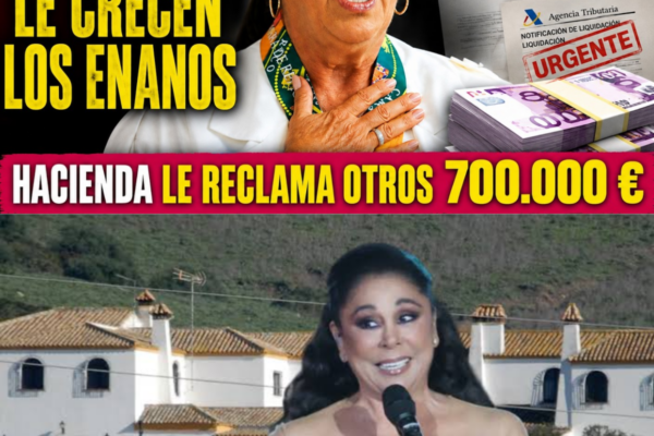 A ISABEL PANTOJA le CRECEN LOS ENANOS: Hacienda le reclama OTROS 700.0...