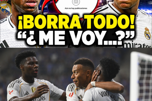 VINICIUS BORRA TODO Y DEJA ESTE MENSAJE MIENTRAS MBAPPÉ QUEDA SEÑALADO