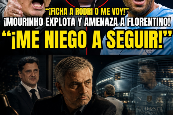 ¡PELEA BRUTAL EN MADRID! MOURINHO ESTALLA Y AMENAZA A FLORENTINO: ¡EXI...