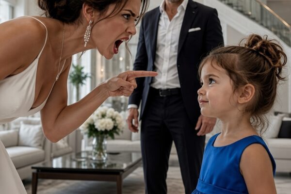 THE FIANCÉE SHOUTED AT THE TODDLER — THEN THE CHILD POINTED BEHIND HER...